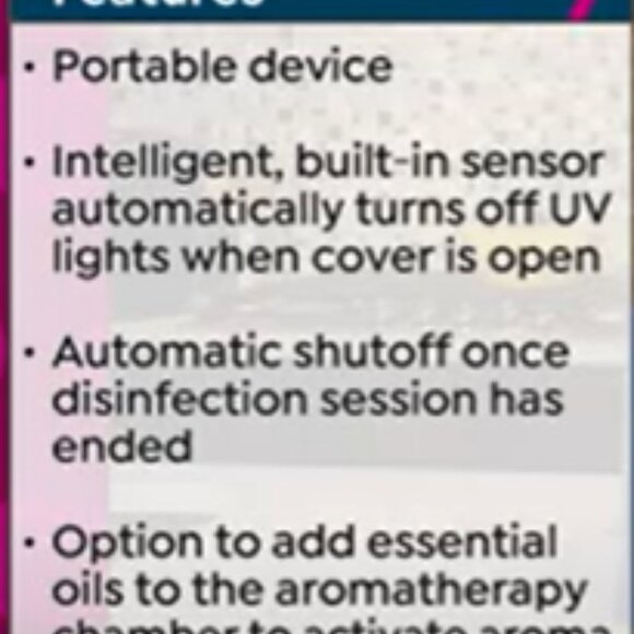 Simply Natural UV Sterilizer Box w/Wireless Phone Charger - Picture 6 of 6